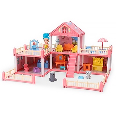 Кукольный домик с мебелью куклой и питомцем 2934354 1